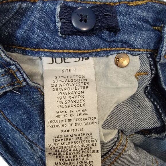 JOE'S JEANS The Icon Floral Embroidered Denim Jeans size 7 - Picture 8 of 8